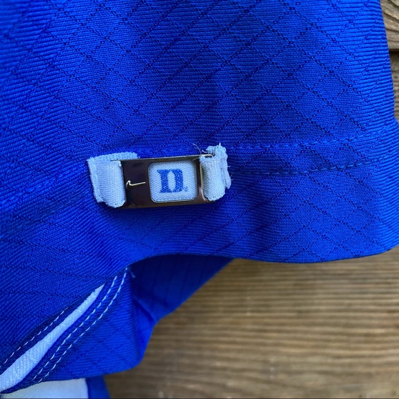 Nike Dry-Fit Blue Duke Polo - Picture 2 of 5